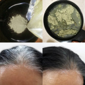 天然染发粉植物纯护发养发粉染发剂遮盖白发正品不伤发安全健康