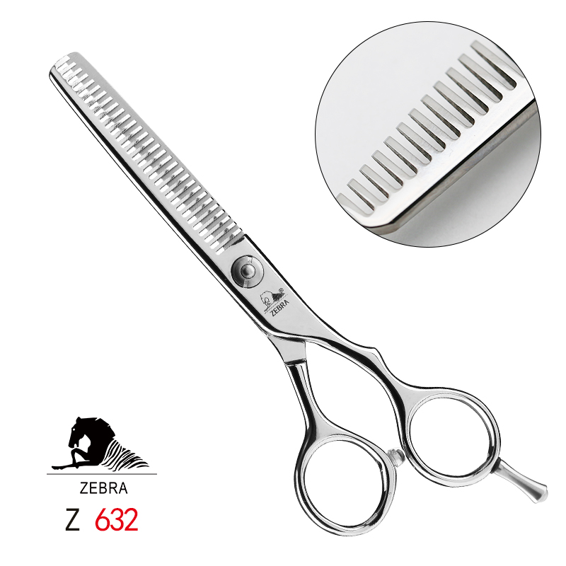 大雄剪刀斑马剪刀Z632 打薄剪调量剪刀理发美发剪刀女发无痕牙剪